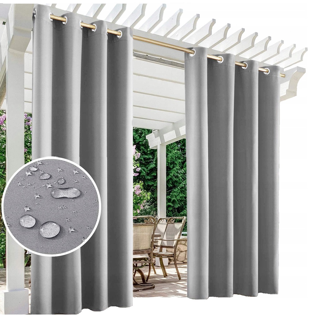 ZASŁONY OGRODOWE 140x220 DO ALTANY TARASU OGRODU Shopee Polska