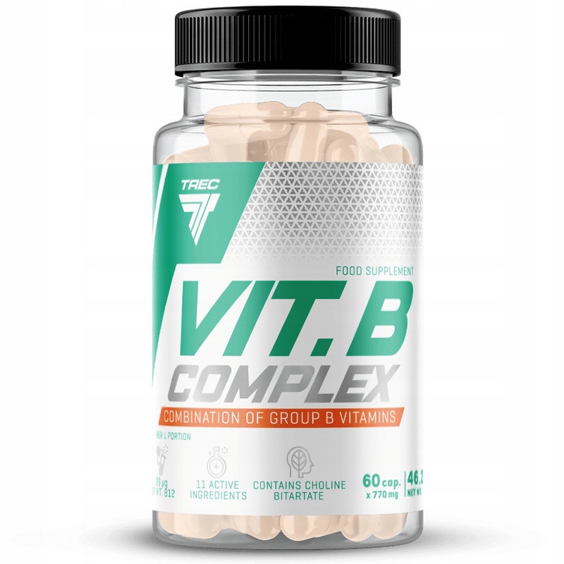 TREC Vitamin B Complex 60caps Shopee Polska
