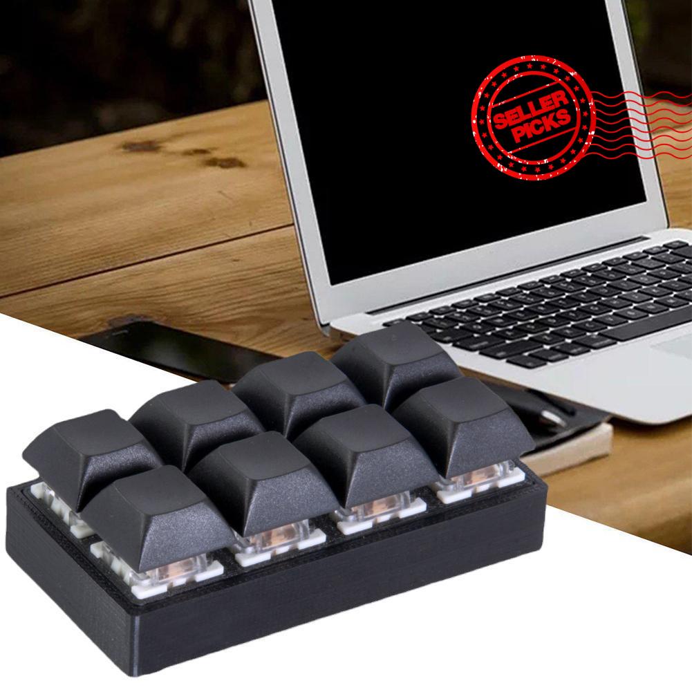 USB 8key Custom Computer Keypad Copy And Paste Office Keys Combination Shortcut Design X5V2