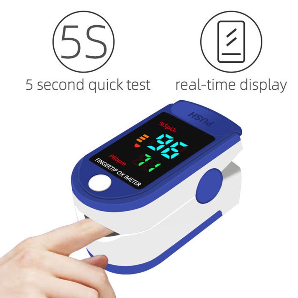 LK87 Home Trends Original Finger Pulse Oximeter Czterokolorowy cyfrowy