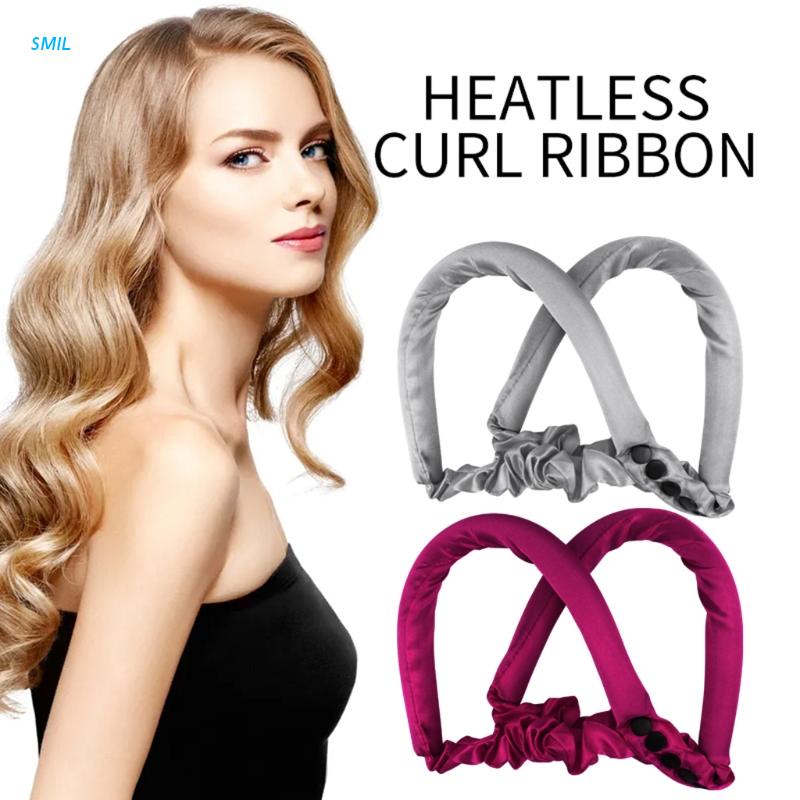 SMIL Heatless Curls You Can Sleep in Overnight with a Self Grip Roller No Heat Curls Shopee Polska