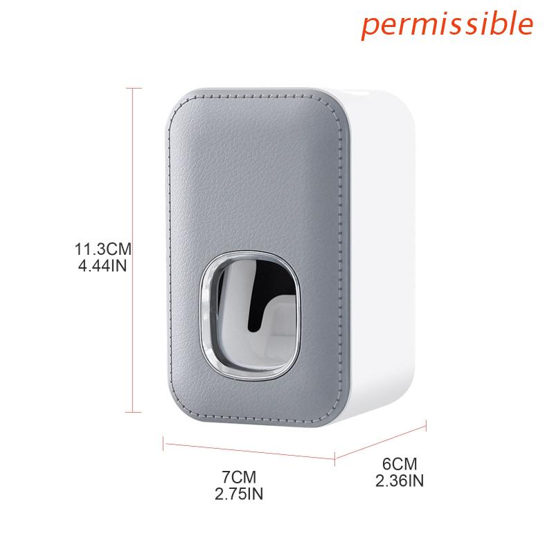 permissible.pl Wall Mounted Automatic Toothpaste Dispenser Squeezer