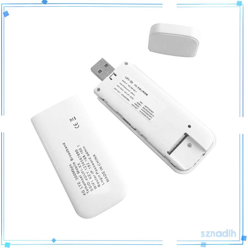 4G LTE USB Modem Dongle 300Mbps Mobile Broadband Unlocked for Desktop