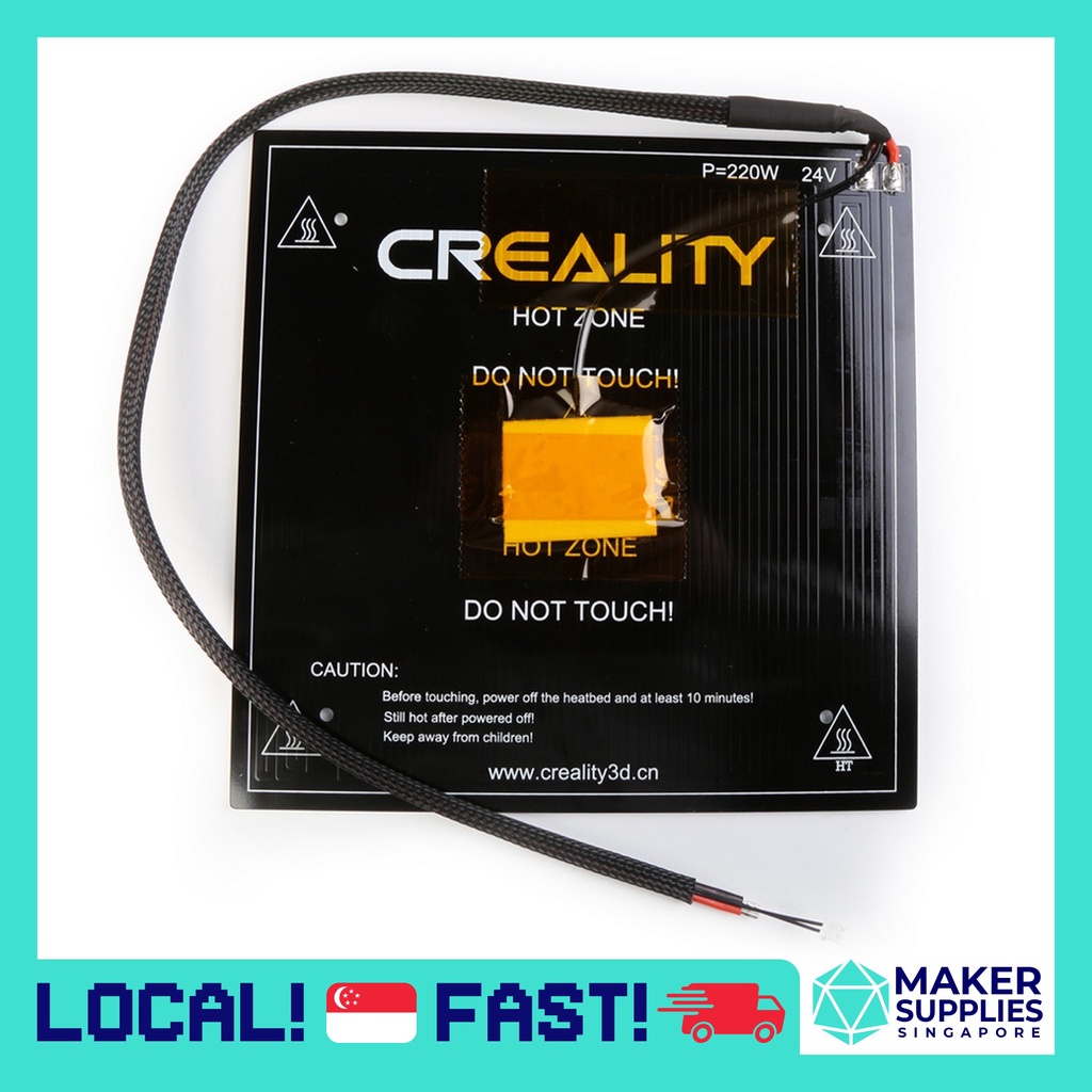 Creality Hotbed Replacement Kit for Ender 3 / 5 3D Printer 3 Pro V2 Heat Heated Bed Plate