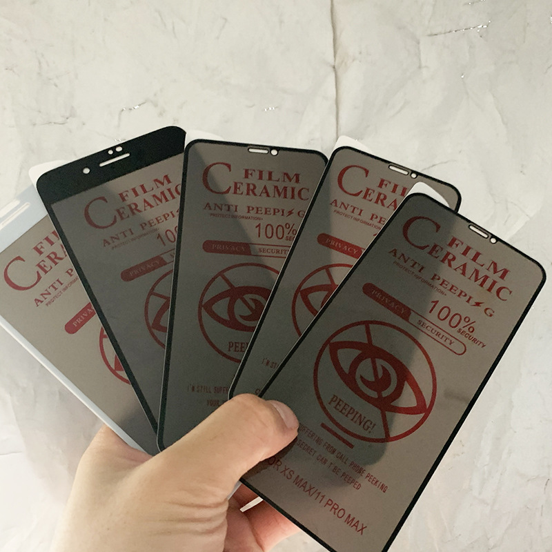 Gaming Matte + PRIVACY ceramic Tempered Glass iPhone 6 6S 7 8 Plus X XR