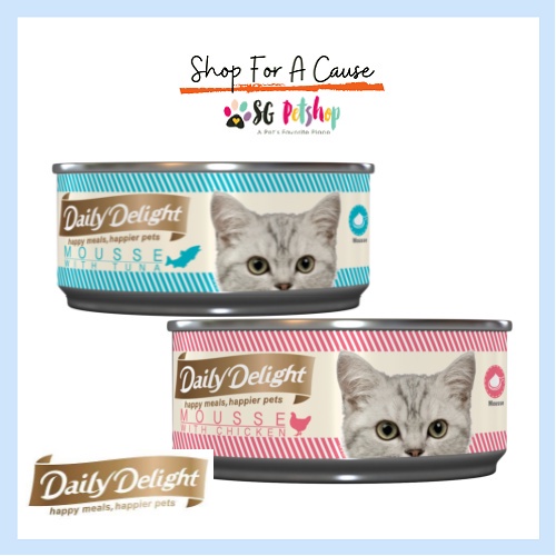 SG Daily Delight Mousse with Chicken Canned Cat Food 80g