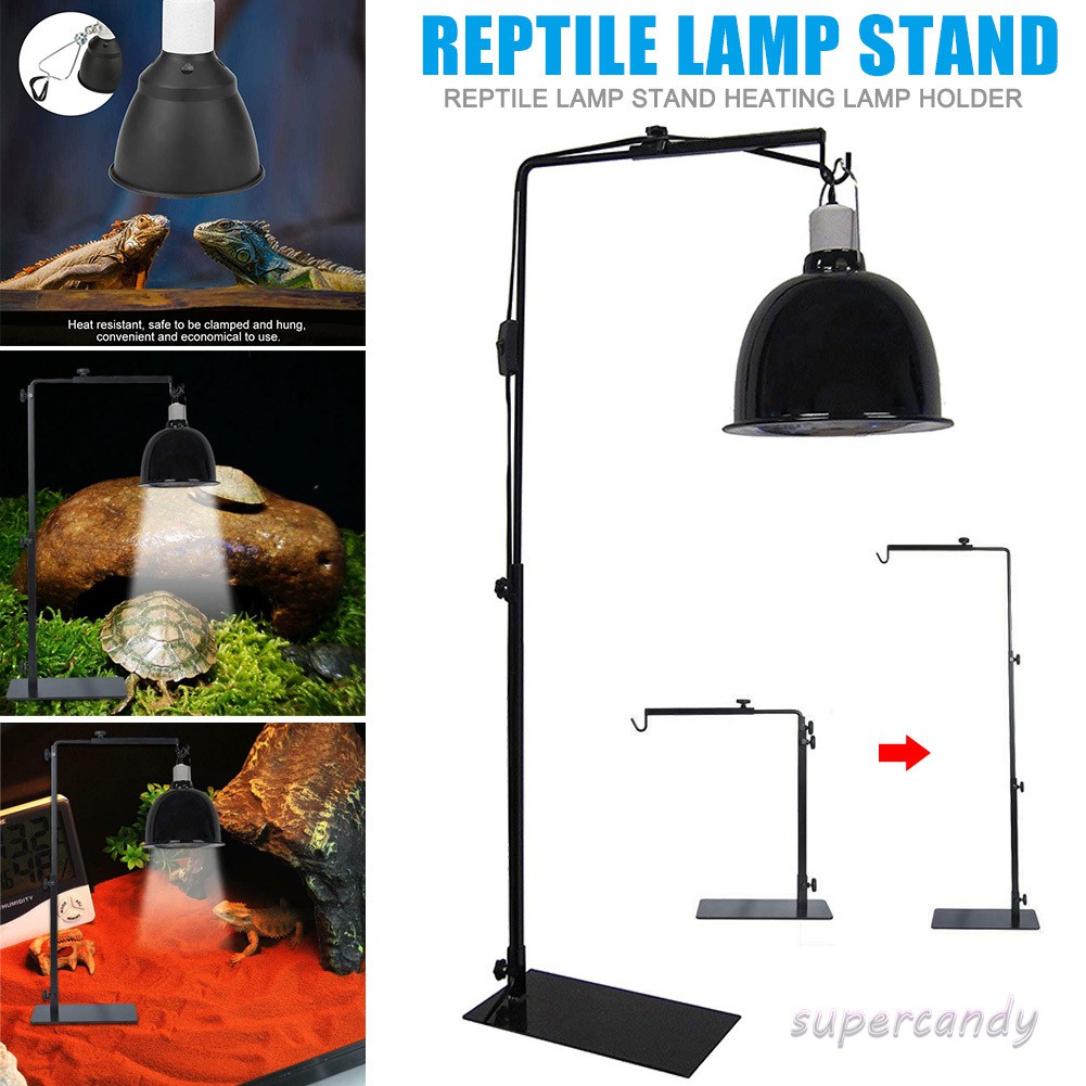 Reptile Lamp Stand Heating Lamp Holder Adjustable