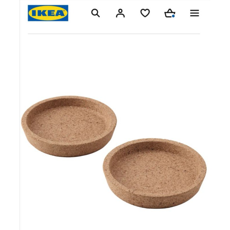 IKEA 365+ COASTER CORK SET 10CM Shopee Singapore