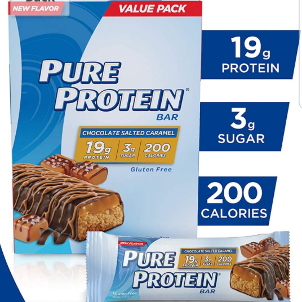 Pure Protein Bars Chocolate Salted Caramel/Chocolate Delux/Dark