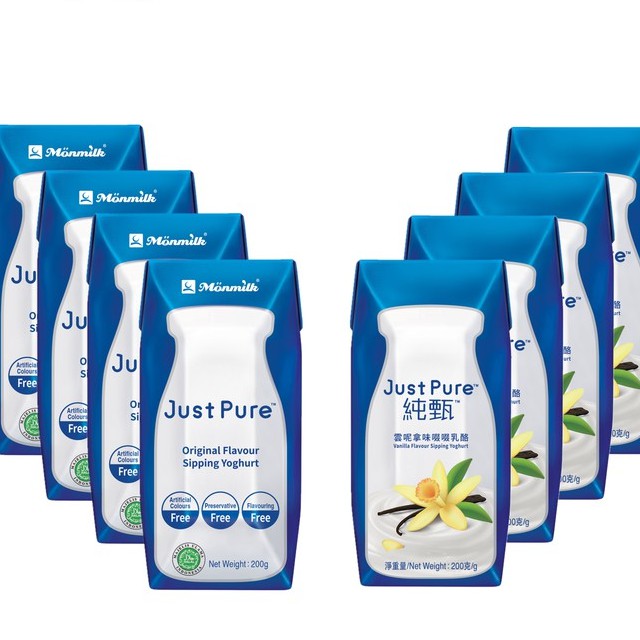 纯甄酸奶200克 Just Pure Drinking Yoghurt 200g x 32 packets ( Original or