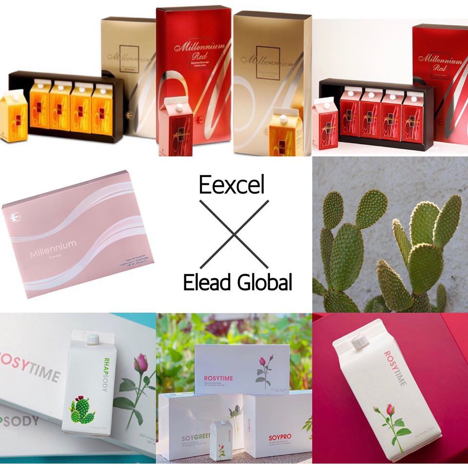 E.Excel Millennium Powder/ Liquid Beverage/ Oxiginberry & Elead