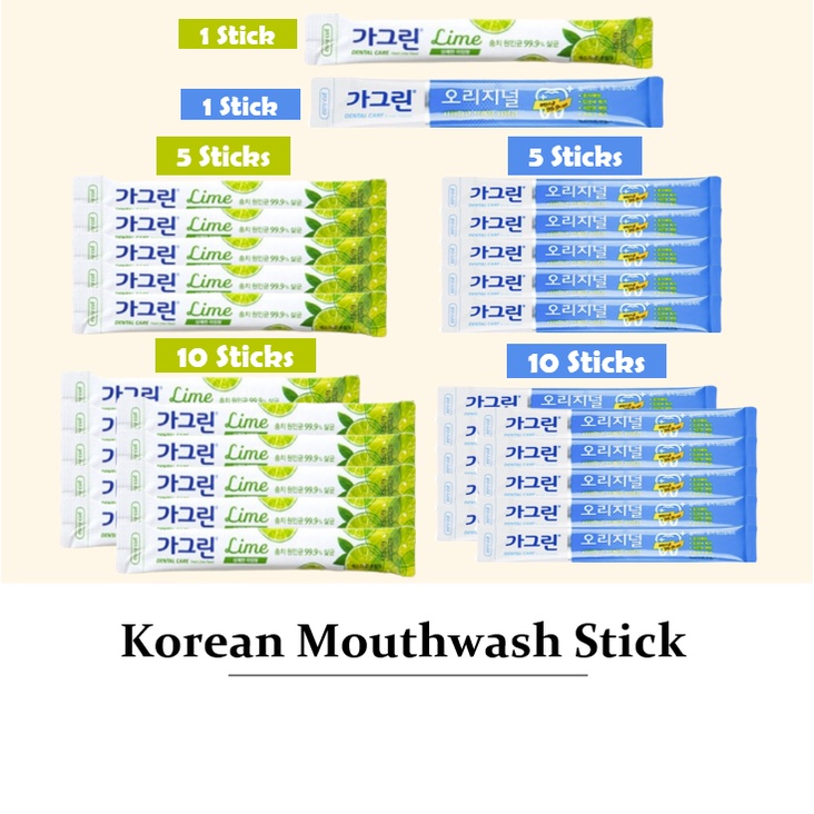 Korean Mouthwash Stick Portable Mouth Oral Health Fresh Clean Portable Mouthwash Stick Travel