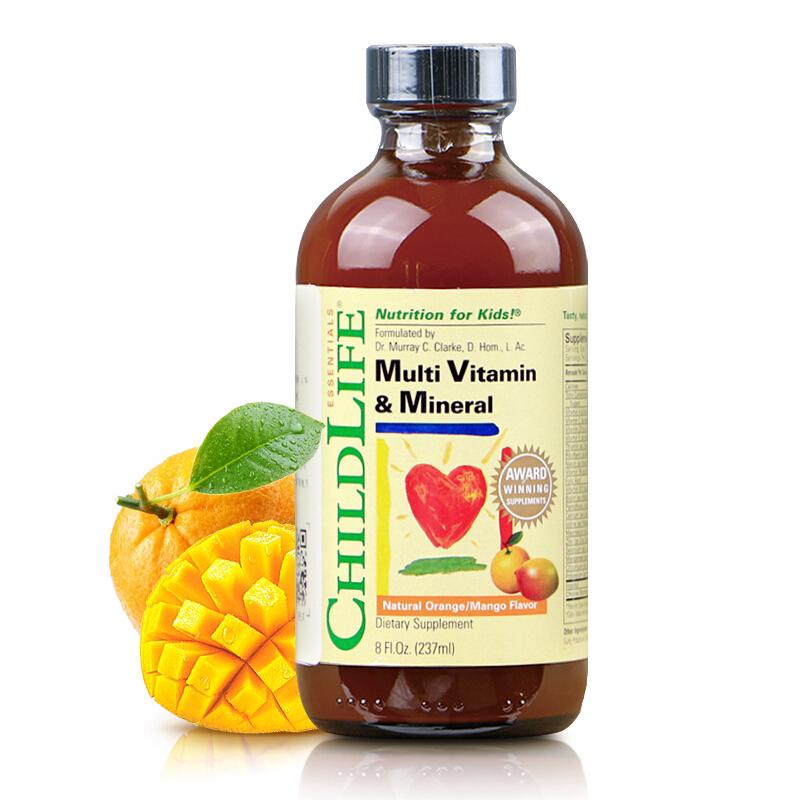 Childlife Multi Vitamin & Mineral, Natural Orange/ Mango Flavor 237ml Shopee Singapore