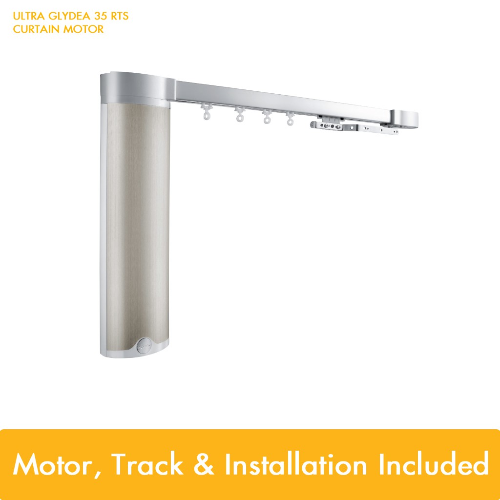 Somfy Ultra Glydea 35 RTS Motorised Curtain Track Shopee Singapore