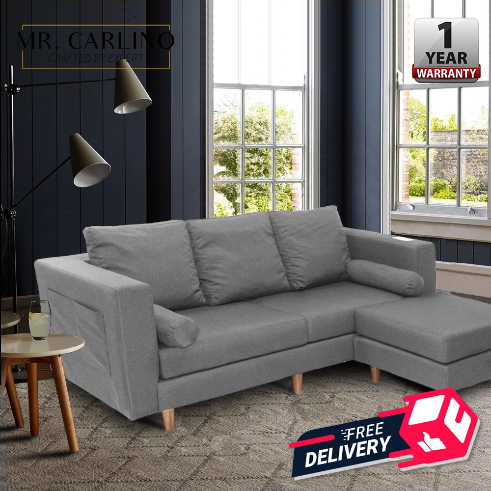 L Shape Sofa Bed Malaysia Baci Living Room