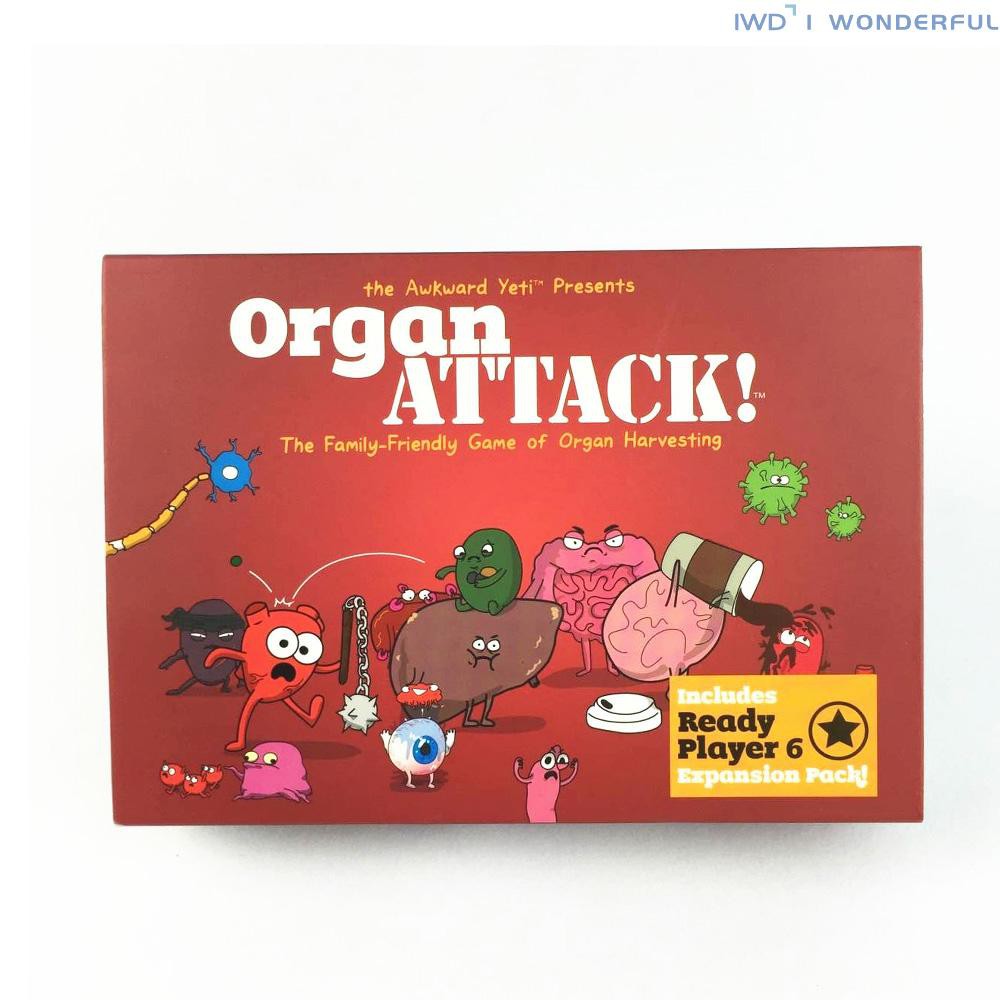 IWD Organ Attack Table Games Playing Card Family Fun Toy