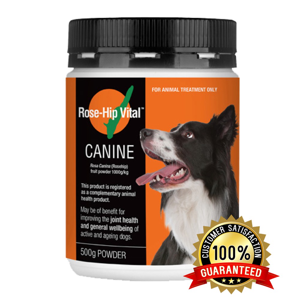 ROSE HIP VITAL CANINE 500g Premium Pet Supplement Rosehip Vital Dog