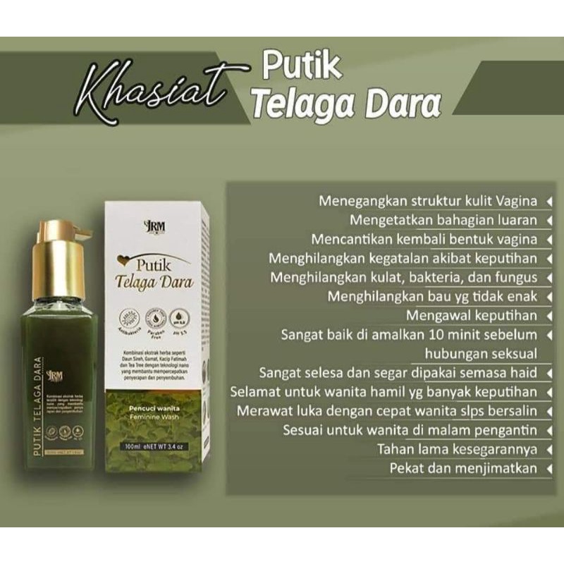 PUTIK TELAGA DARA FEMININE WASH JRM HQ ORI (SG INSTOCKS) Shopee Singapore