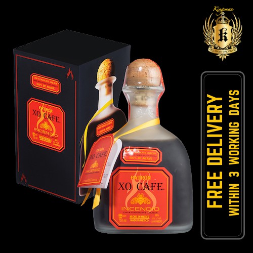 Patron XO Cafe Incendio Tequila 75cl (with box) Shopee Singapore