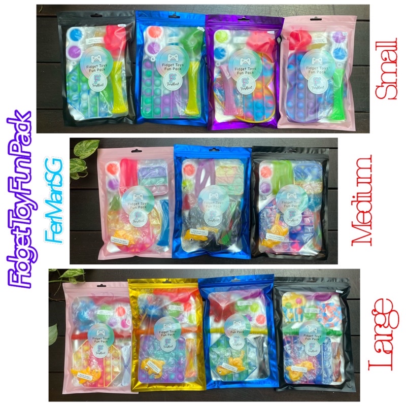 [SG] Fidget Toy Fun Pack Mystery Set Tiktok Stress relief Sensory Toys