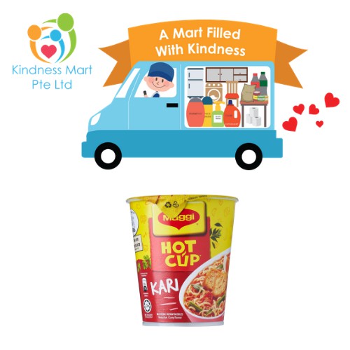 Maggi Instant Noodle Hot Cup Curry 59g (Expiry Date 30/04/2022