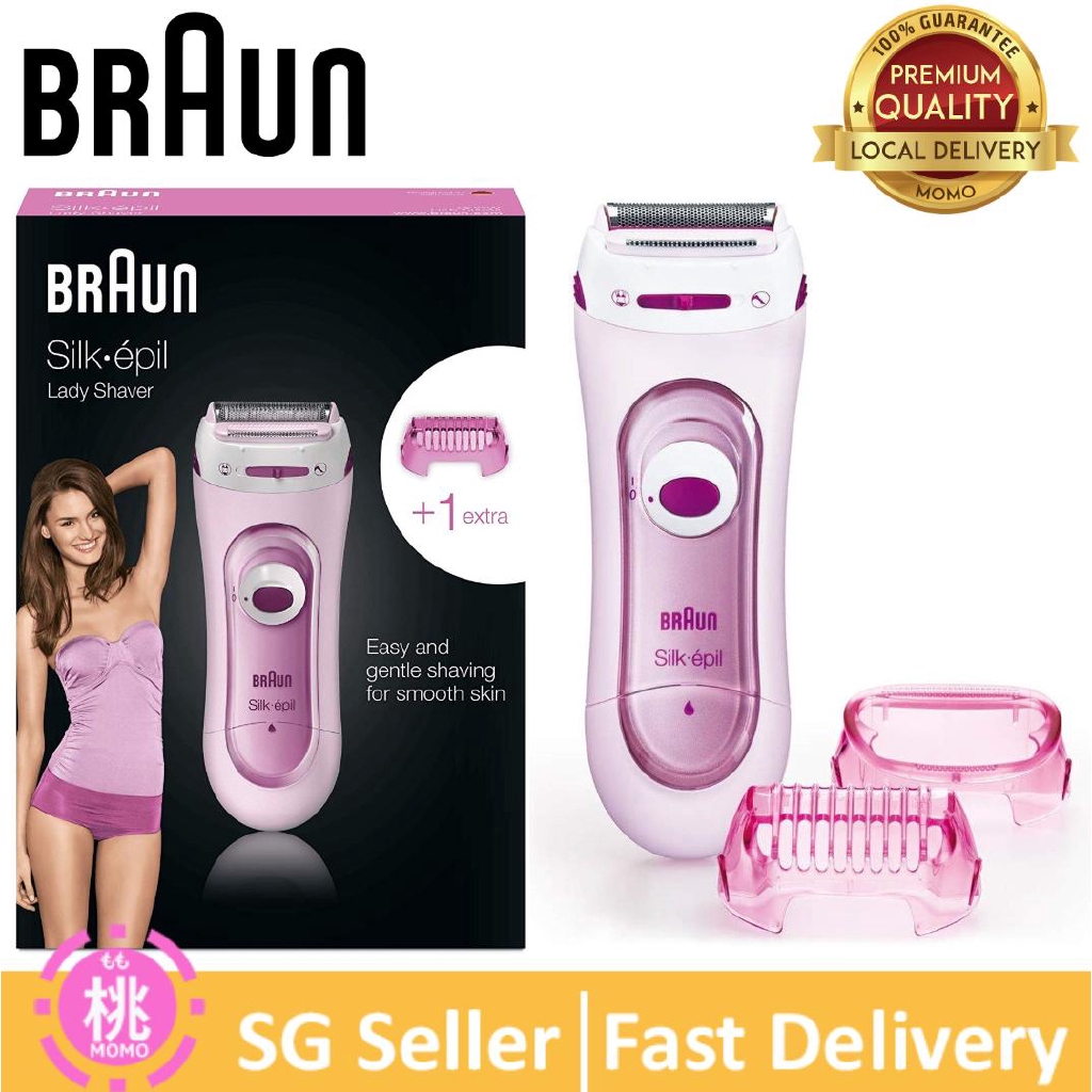 Braun Silk Epil 5100 Lady Shaver with 1 Extra Braun Legs and Body Shave