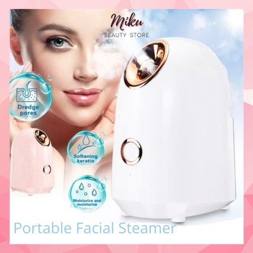 [SG Ready Stock]Portable Facial Steamer Nanos Ionic Mist Sprayer Home
