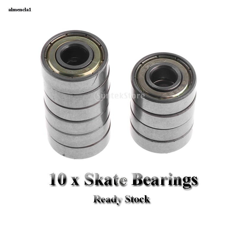 10 Pieces Pro 608 zz (ABEC7) Roller Skate Bearing , Skateboard