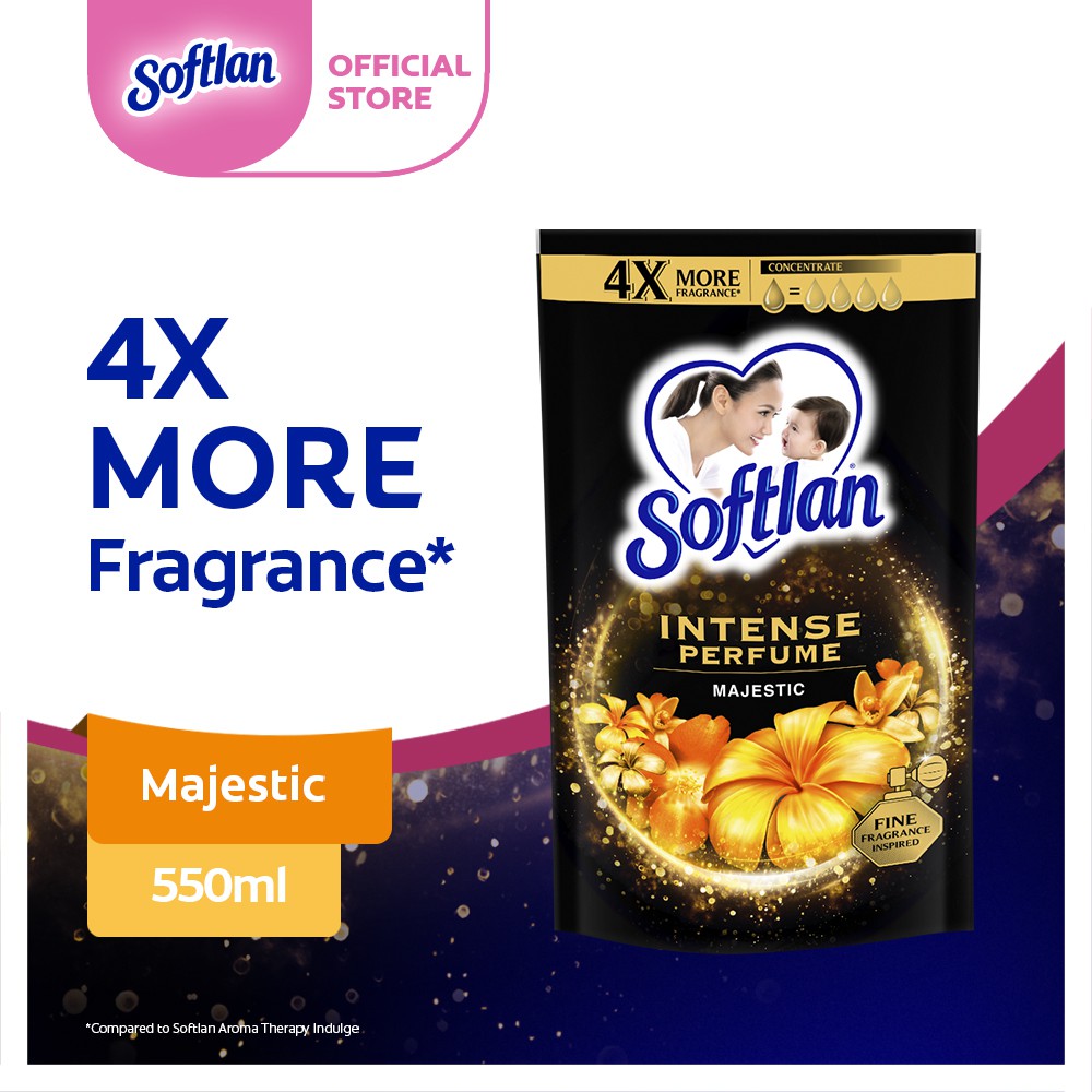 Softlan Intense Perfume Concentrated Fabric Softener Majestic 1.3L