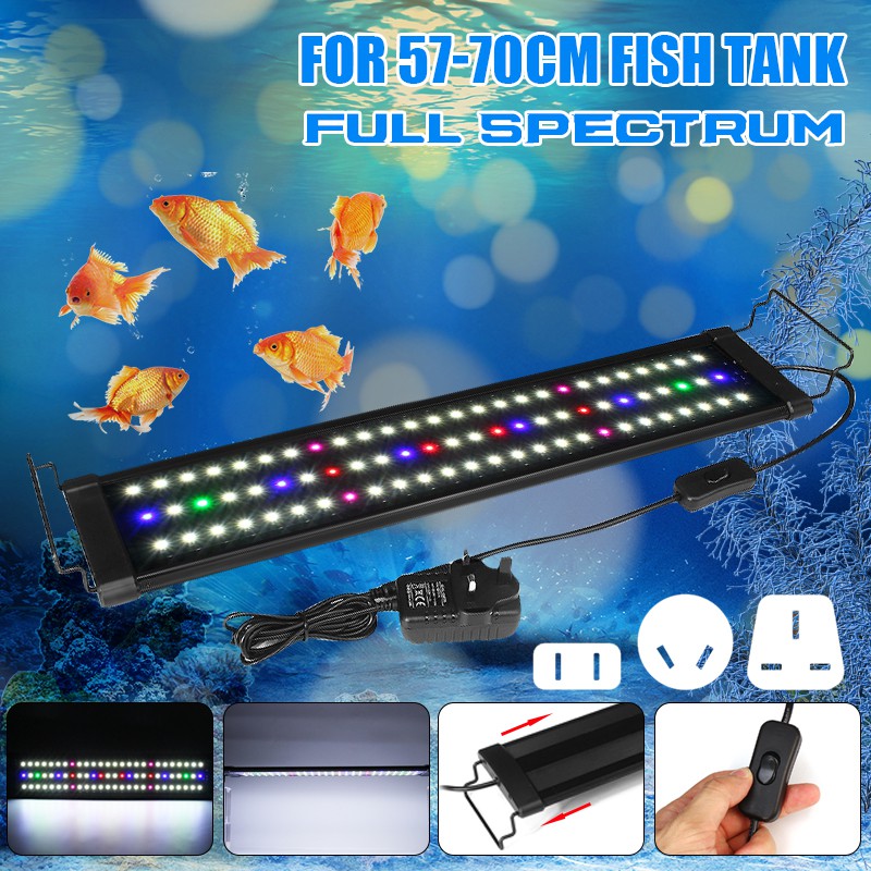 🌱Aquarium LED Light Full Spectrum Fish Tank Plant Marine For 6570CM
