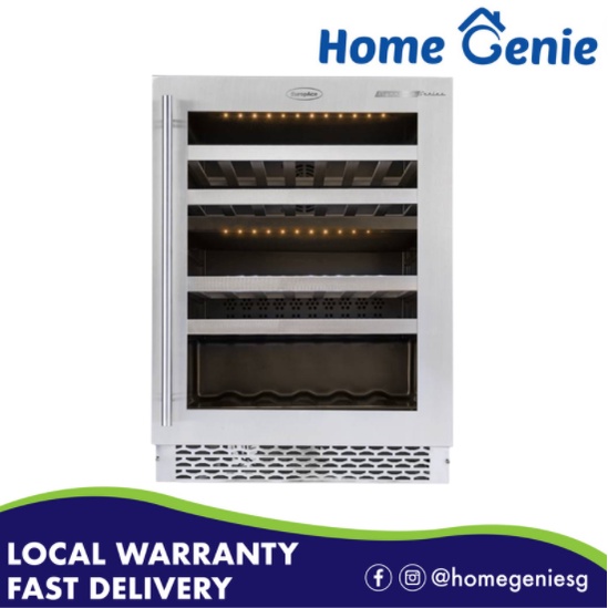 EuropAce 39 Bottles Signature Series Wine Cooler Wine Chiller with Twin