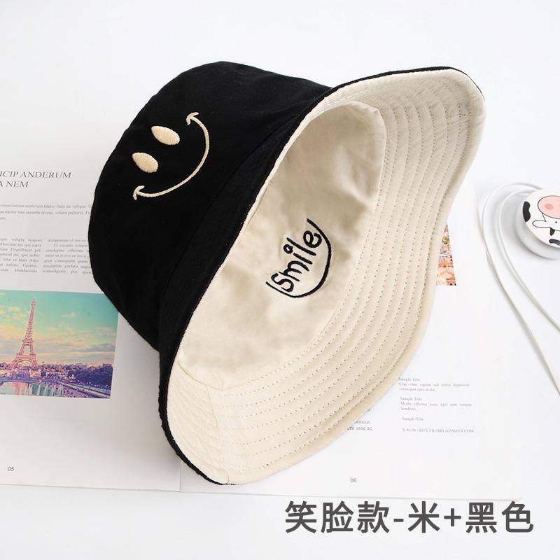 bucket hat Topi nelayan musim gugur dan musim sejuk wanita