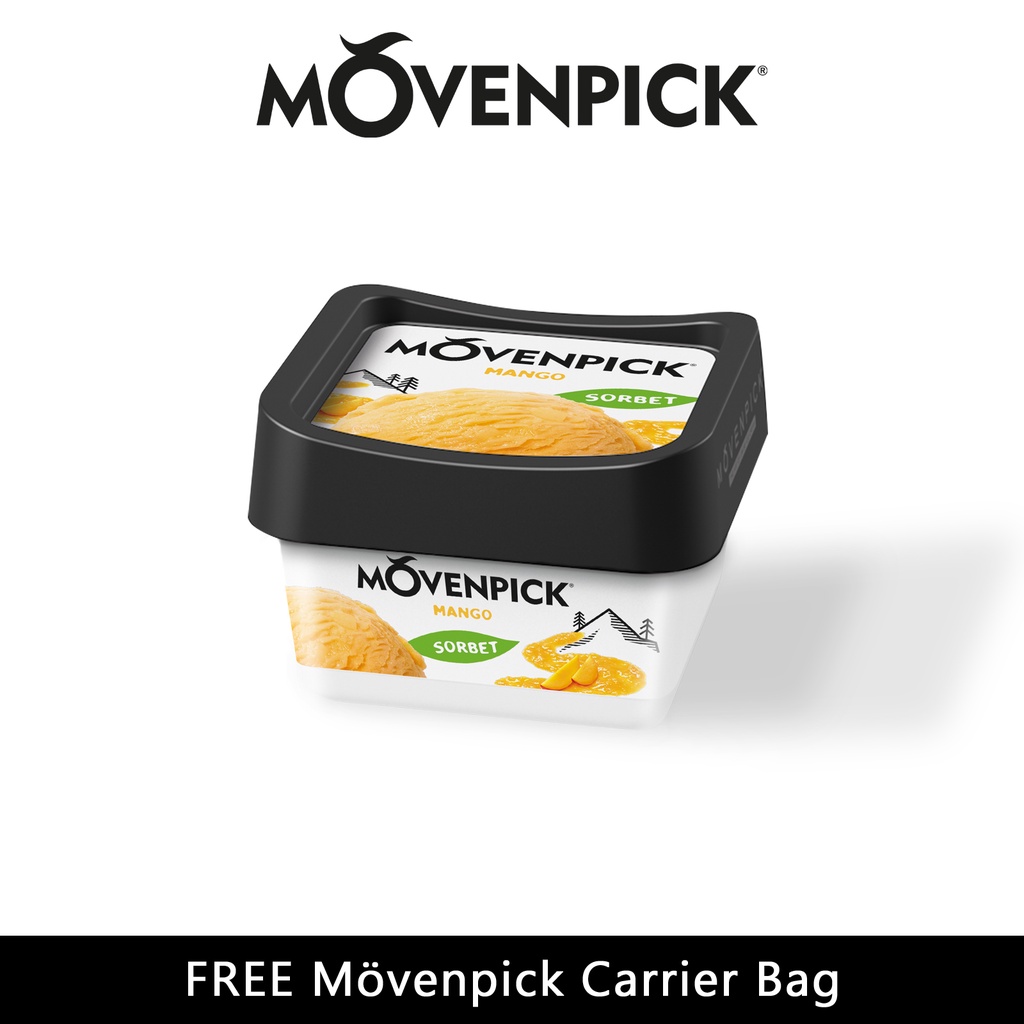 Movenpick Ice Cream 18 x 100ml Bundle (Mango Sorbet) Pack in Movenpick