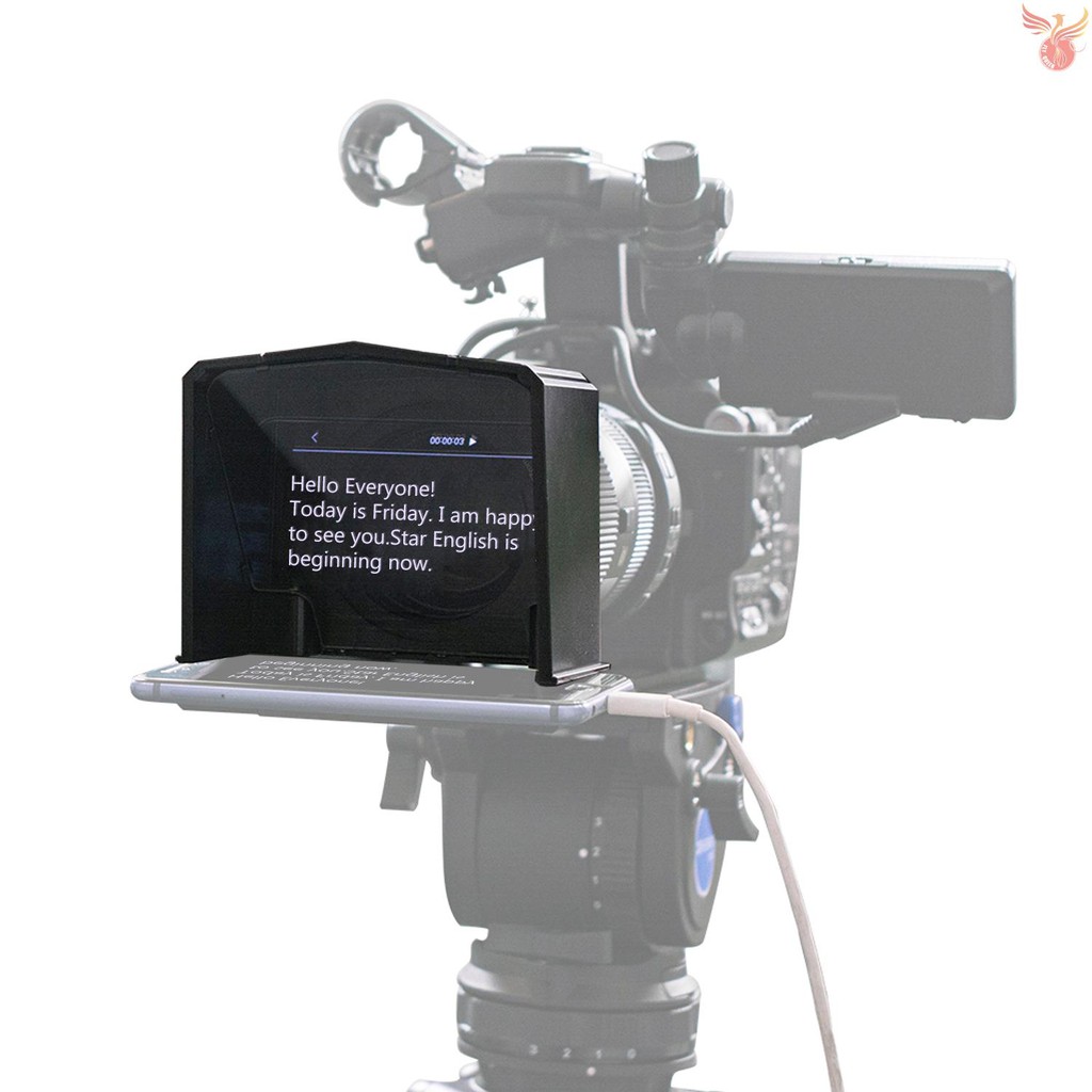 Bestview T1 Portable Mobile Phone Teleprompter Prompter with Remote
