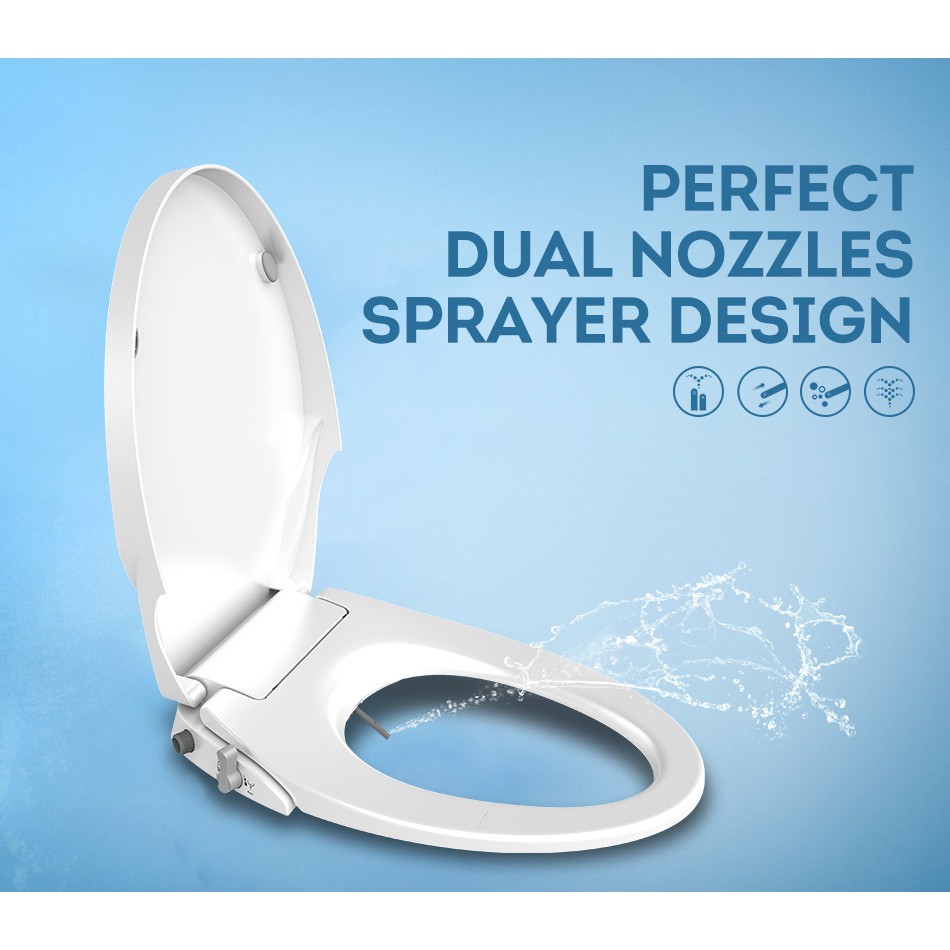 [SG Seller] BIDET TOILET SEAT, NonElectric/Manual control Shopee Singapore