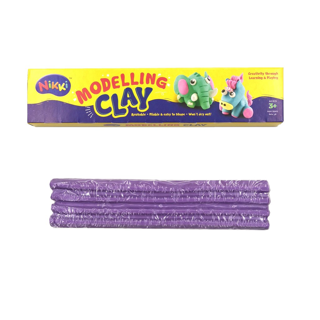 NIKKI Plasticine Modelling Clay Shopee Singapore