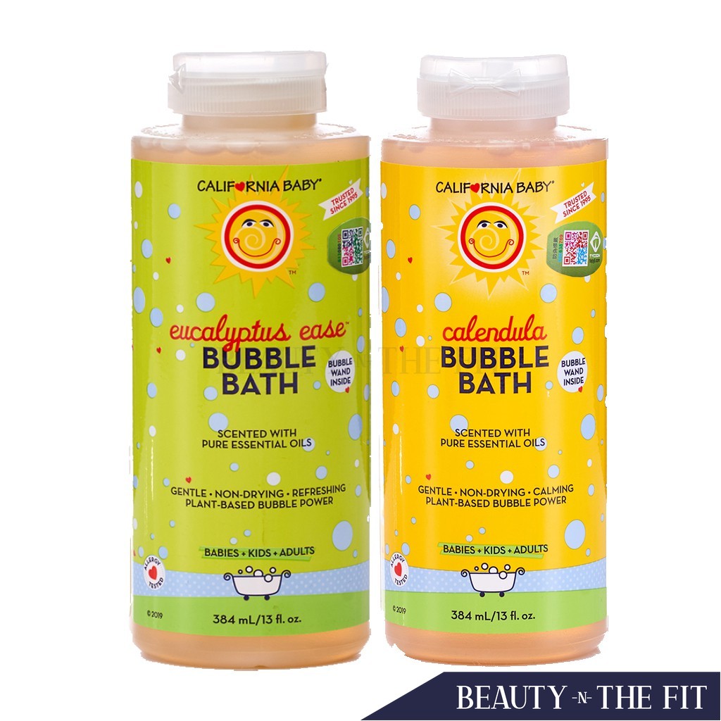 California Baby Bubble Bath 384ml(Calendula/EucalyptusEase) Shopee