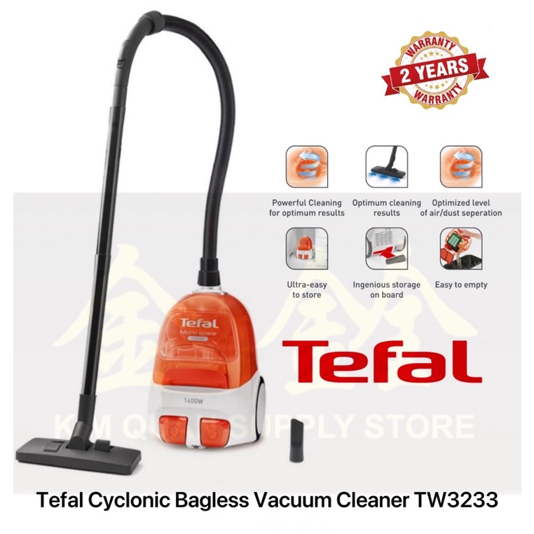 Tefal Cyclonic Bagless Vacuum Cleaner TW3233 TW 3233 Shopee Singapore