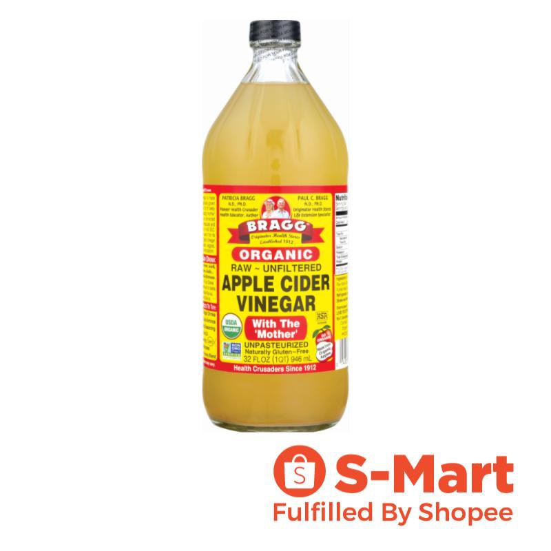 Bragg Apple Cider Vinegar 32 Oz Origins Shopee Singapore