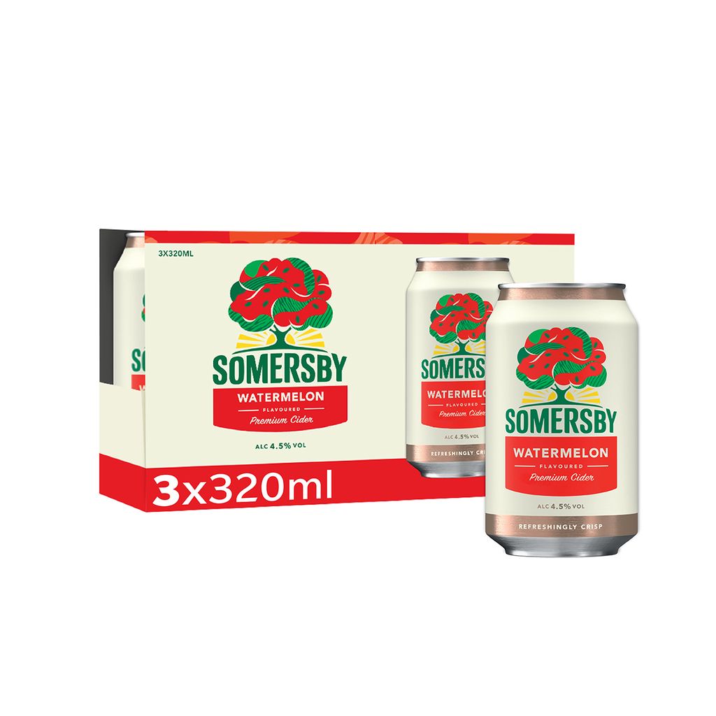 Somersby Watermelon Cider Can 320ml (Pack of 3) Shopee Singapore