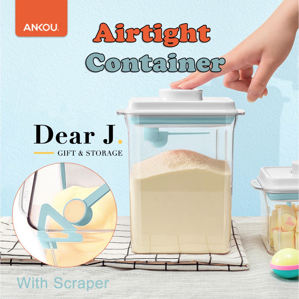 Ankou Airtight Container BPA free Milk Powder Storage Box [Dear J] Shopee