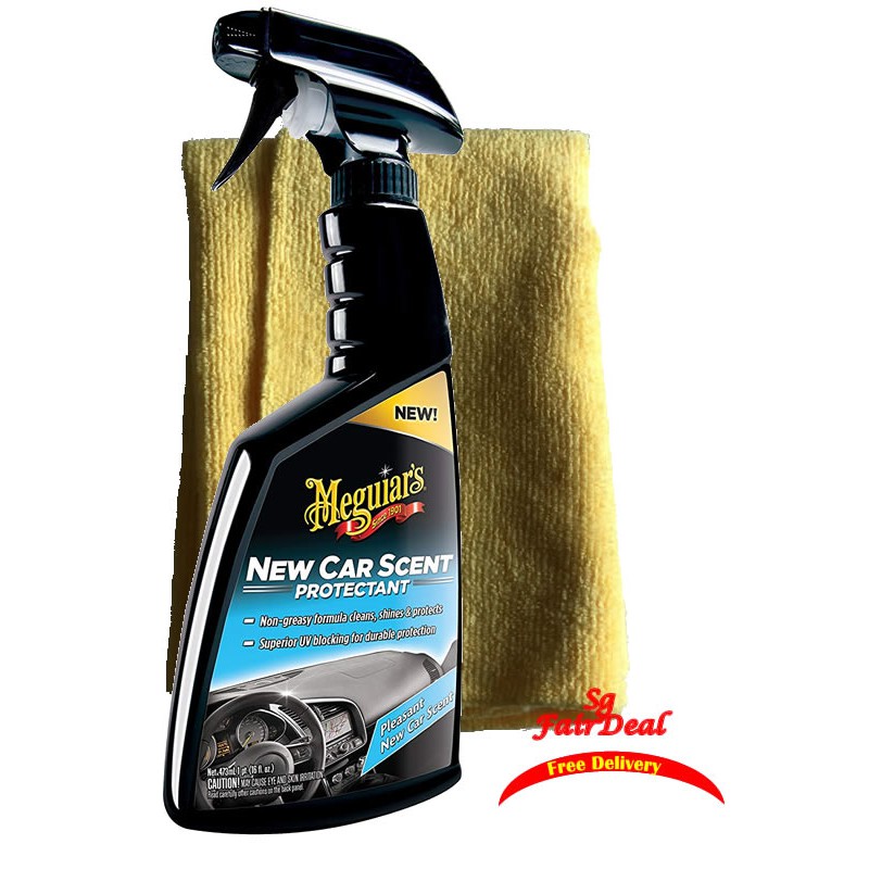 Meguiar’s G4216 New Car Scent Protectant, 16 Fluid Ounces Shopee