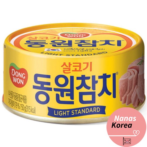 [Korean Food] Dongwon Light Standard Tuna Canned 150g Shopee Singapore
