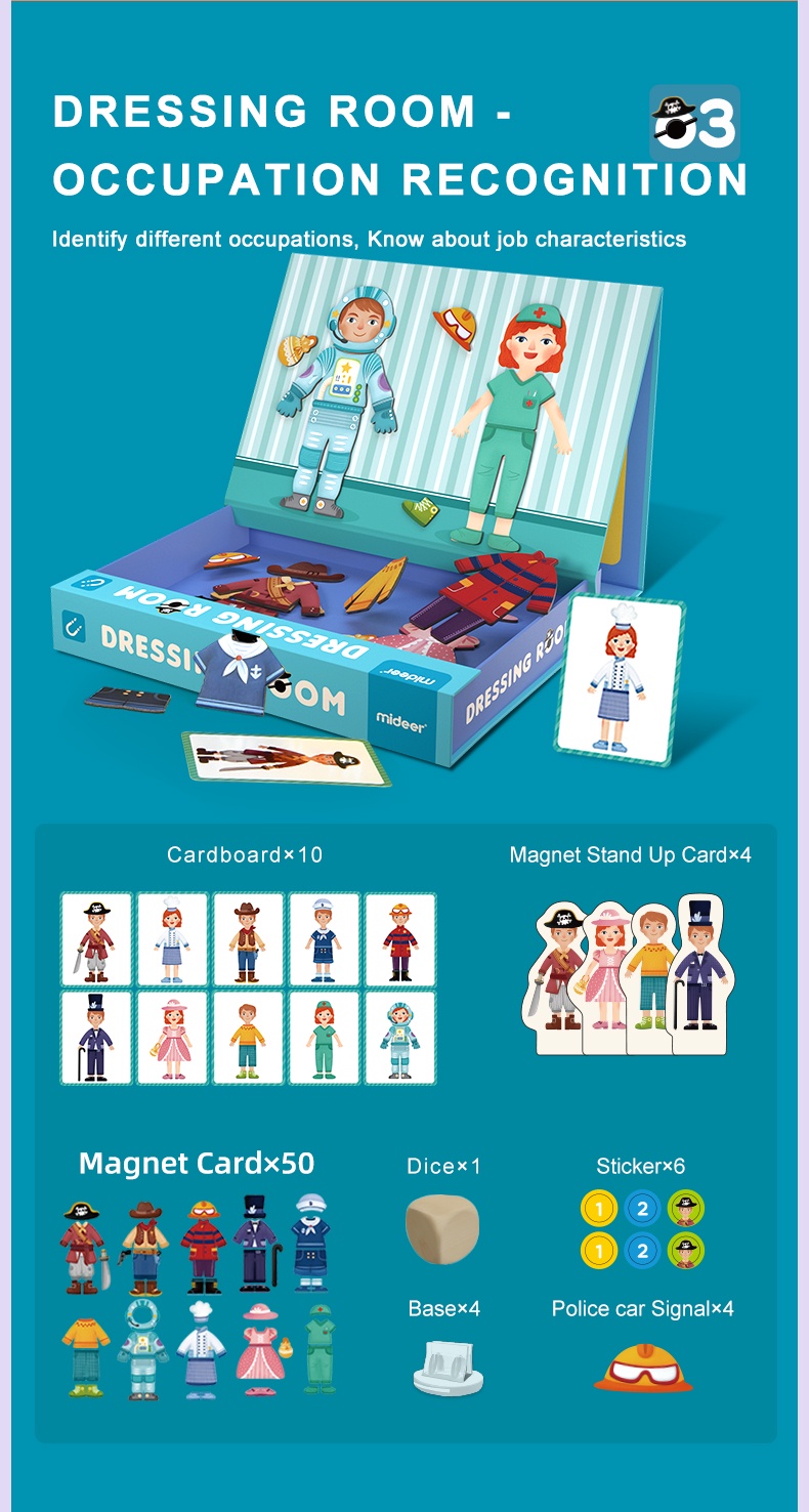 [Upgraded] Mideer Puzzle Board Game Funny Faces