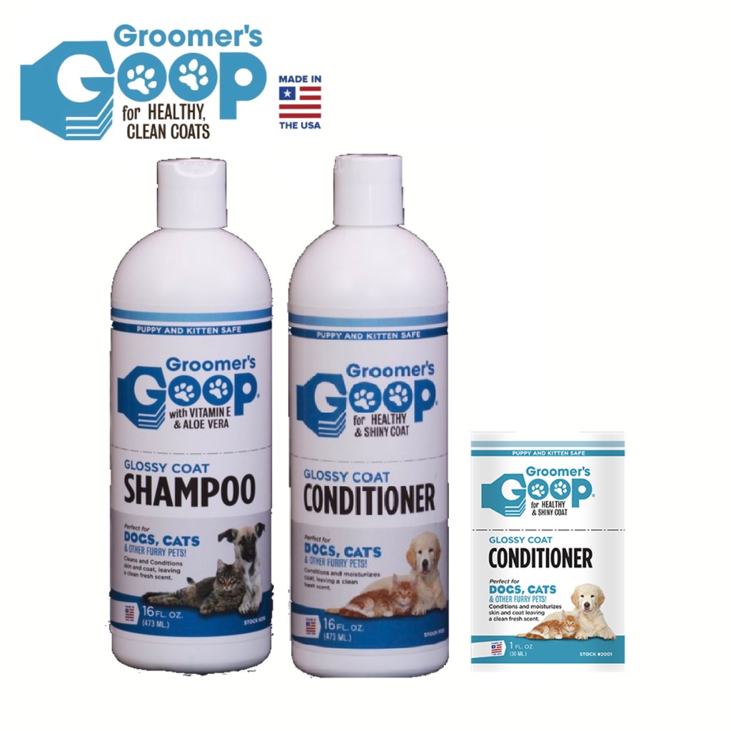 [Official SG] Groomer's Goop Pet Shampoo & Conditioner [bundle set] 16 oz each Shopee Singapore