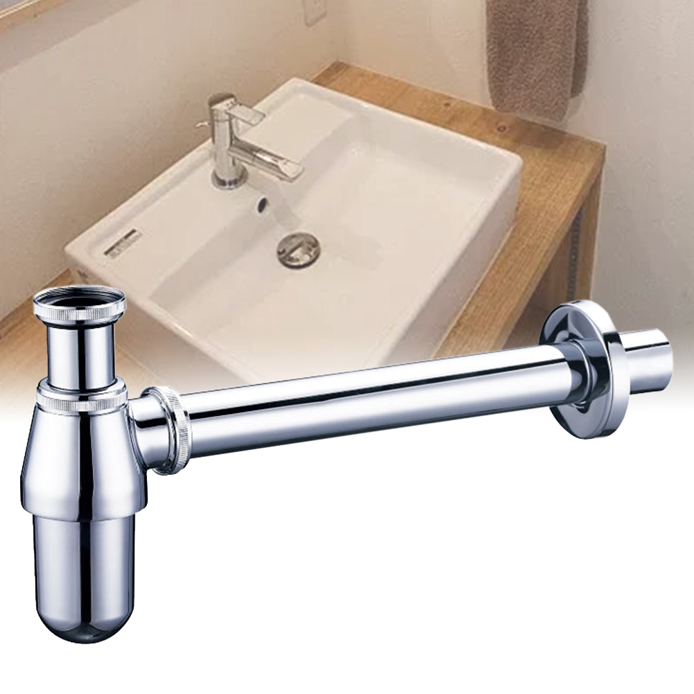 Solid Easy Install Waste Home Drain Chrome Adjustable Bathroom Wash