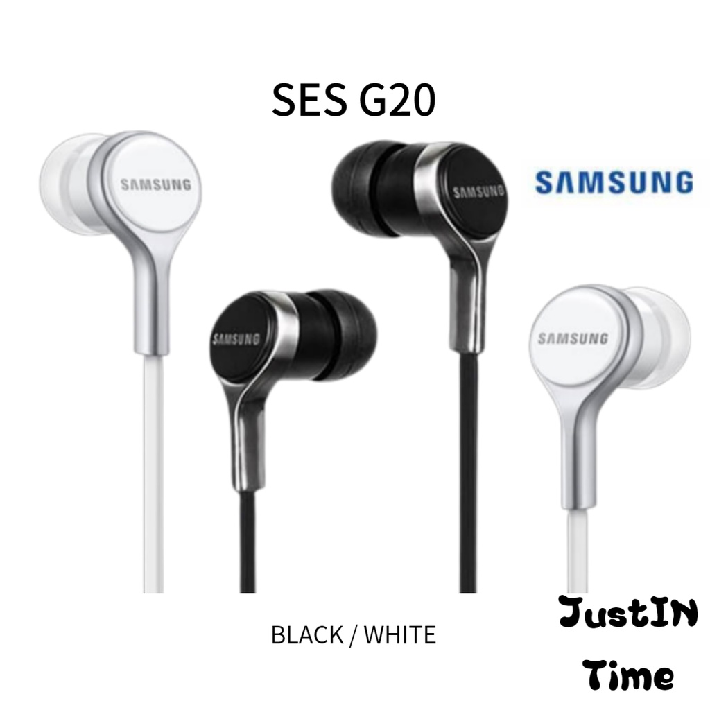 [Samsung Electronics] SESG20 Wired Premium Earphones (Black/White) Shopee Singapore