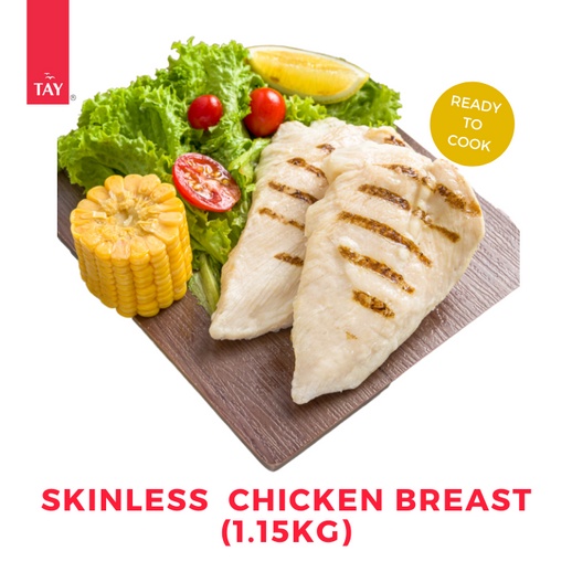 [ReadyToCook] Tay Skinless Chicken Breast 1.15kg Shopee Singapore