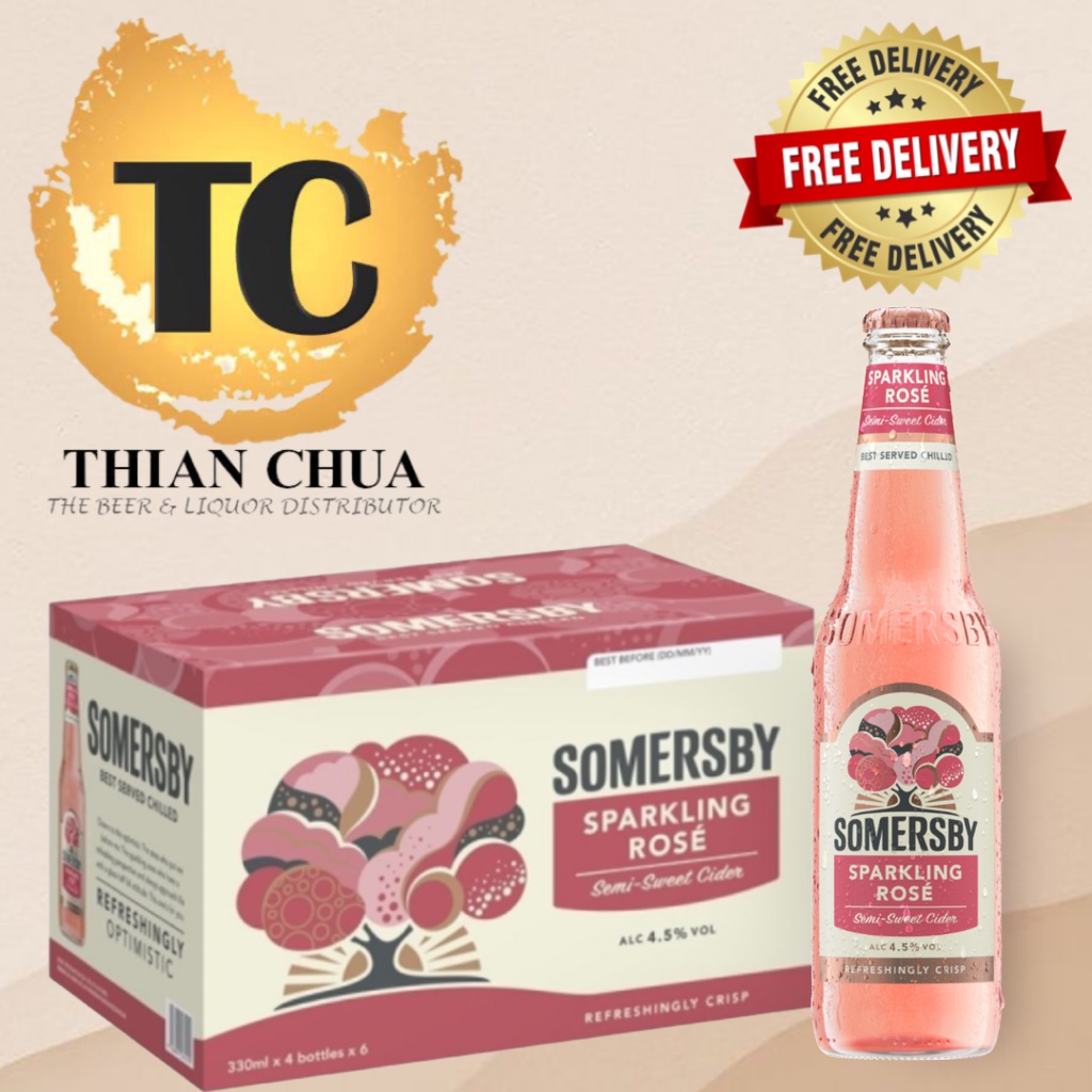 Somersby Rose Cider 330ML x 24 Bottles (BBD MAY 2022) Shopee Singapore