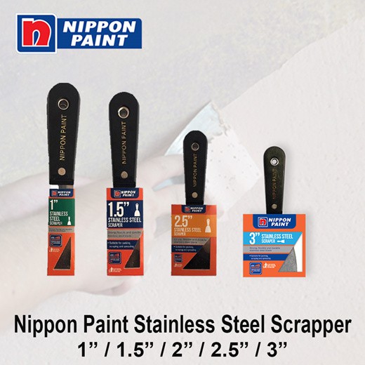 Nippon Paint Stainless Steel Scrapper Shopee Singapore